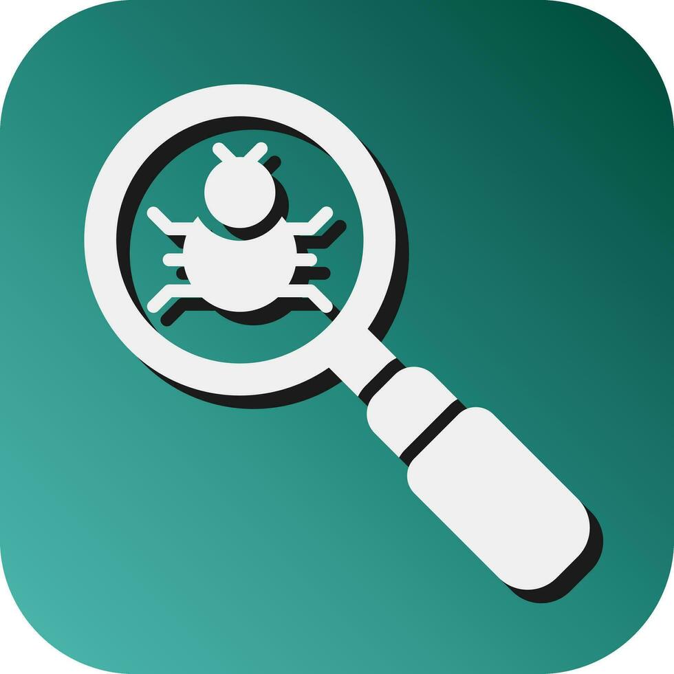 Debug Vector Glyph Gradient Background Icon For Personal And Commercial ...