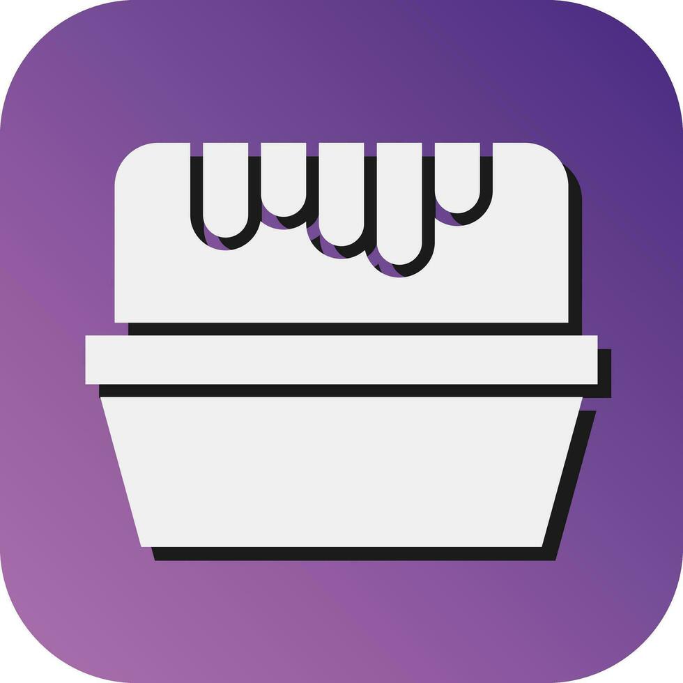 Butter Vector Glyph Gradient Background Icon For Personal And Commercial Use.