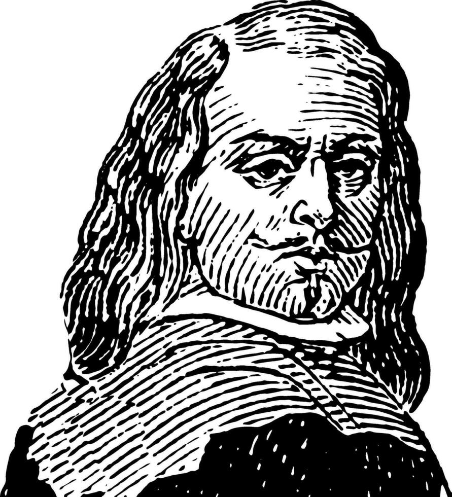 Bartolome Esteban Murillo vintage illustration vector
