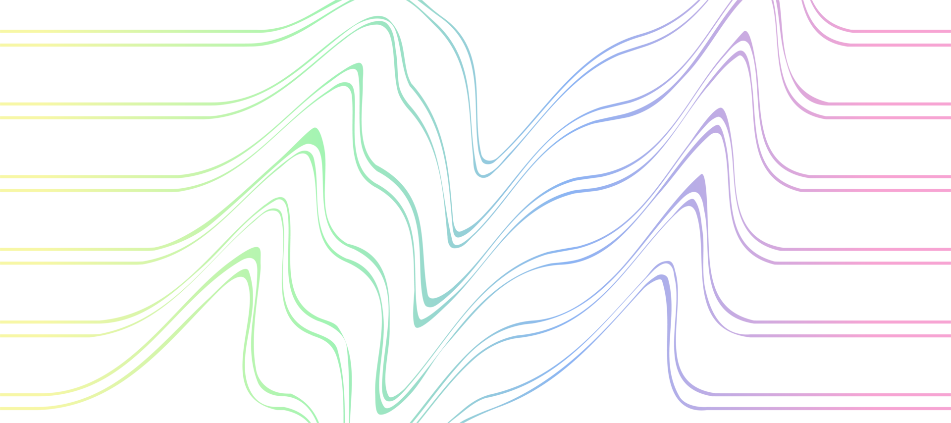 abstract colorful outline transparent background png
