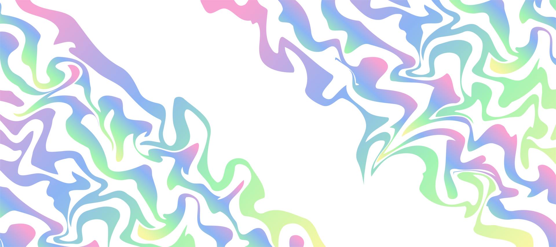 abstract diagonal waves rainbow pattern transparent background png