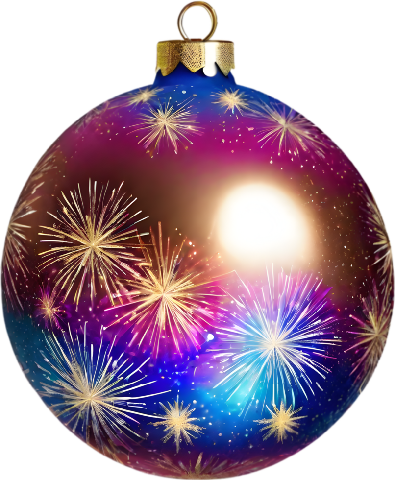 AI generated An image of the New Year hanging Ball. Ai-generated. png