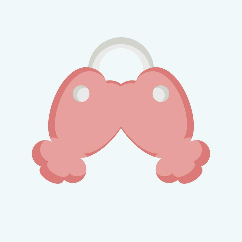 Icon Ornament. related to Chinese New Year symbol. flat style. simple design editable. simple illustration vector