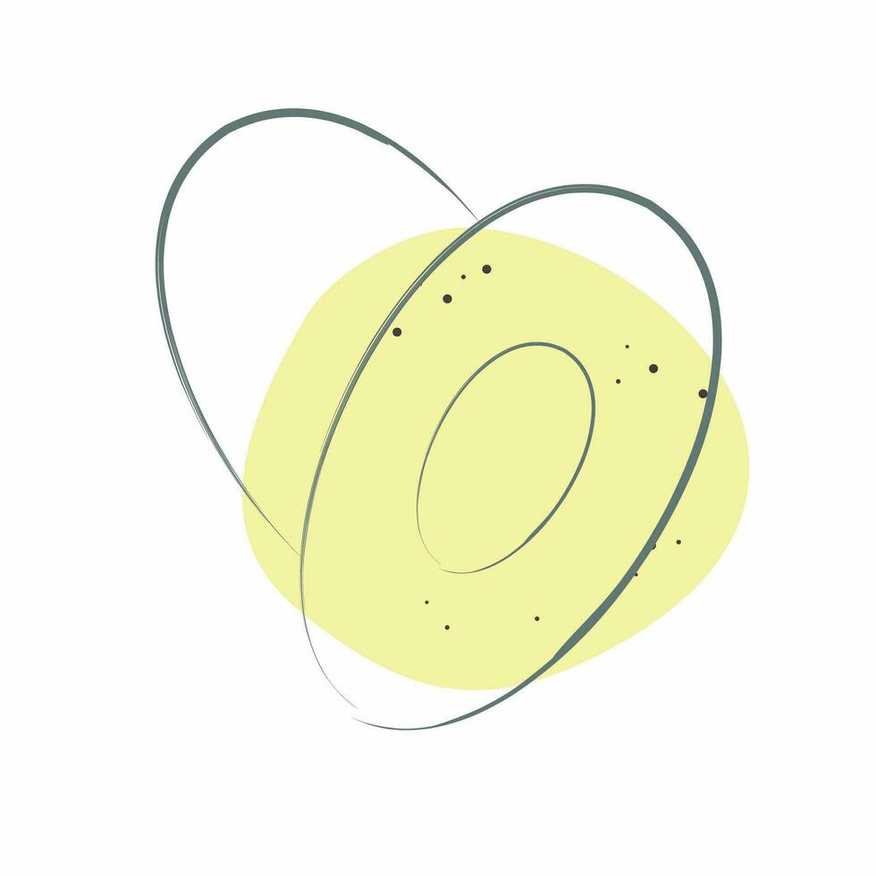 Icon Dates. related to Ramadan symbol. Color Spot Style. simple design editable. simple illustration vector