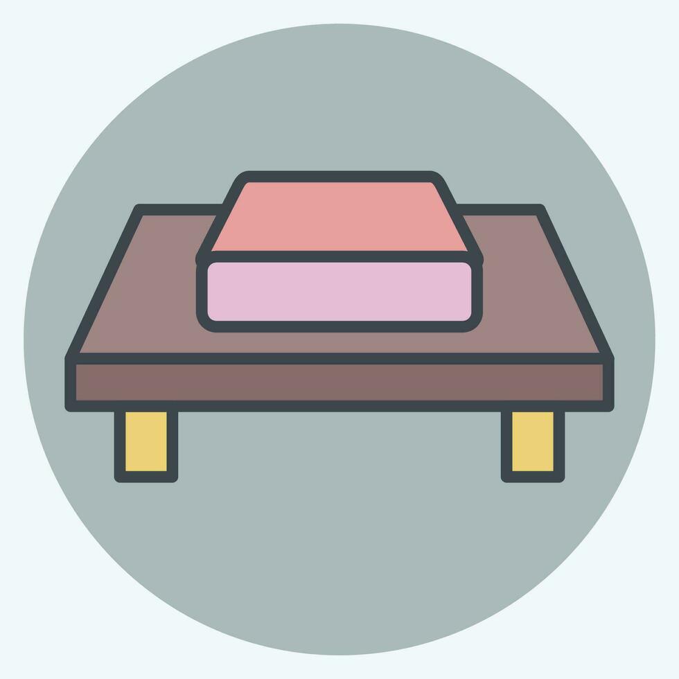 Icon Grilled Foods. related to Cooking symbol. color mate style. simple design editable. simple illustration vector