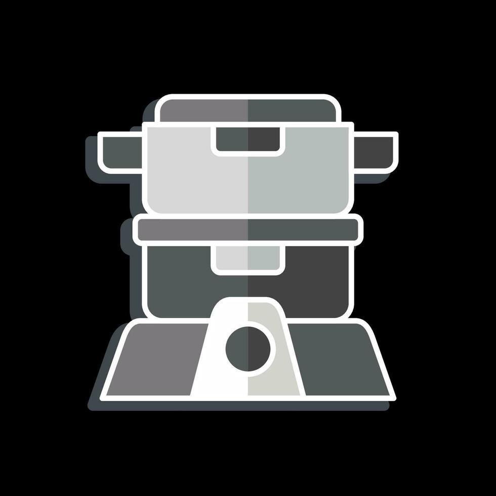 Icon Steamer. related to Cooking symbol. glossy style. simple design editable. simple illustration vector