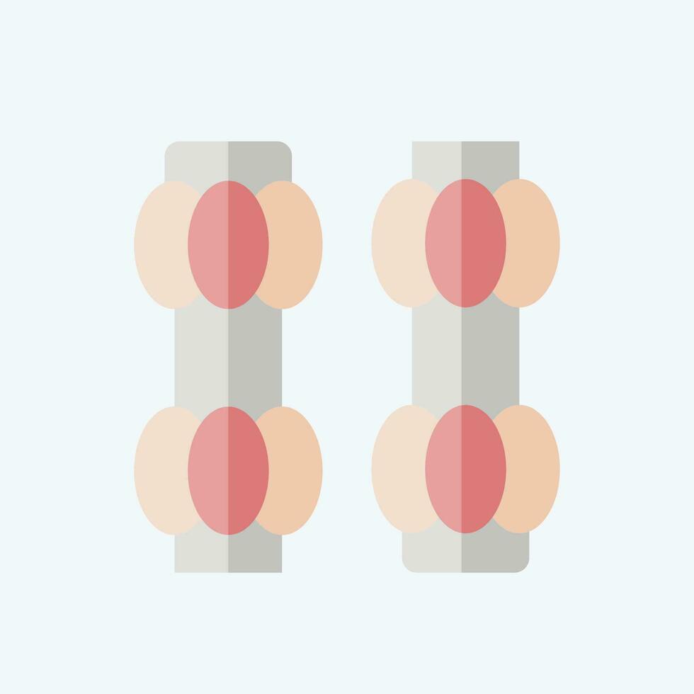 Icon Salt and Pepper. related to Cooking symbol. flat style. simple design editable. simple illustration vector