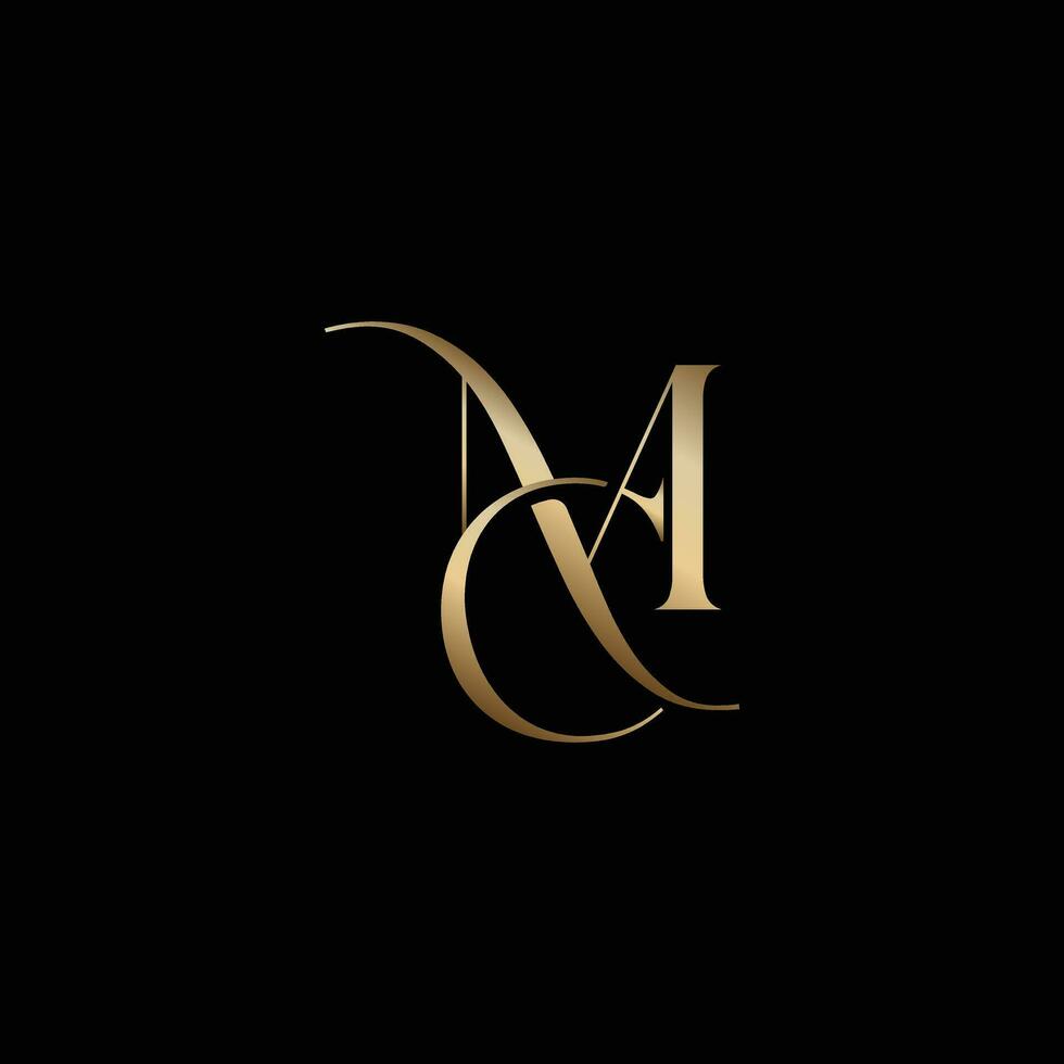 Intertwined Letter C and M Logo vector