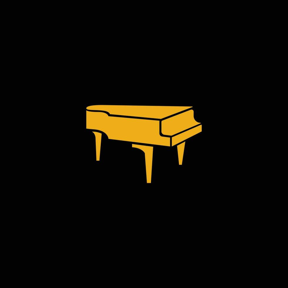 Piano Icon Logo vector