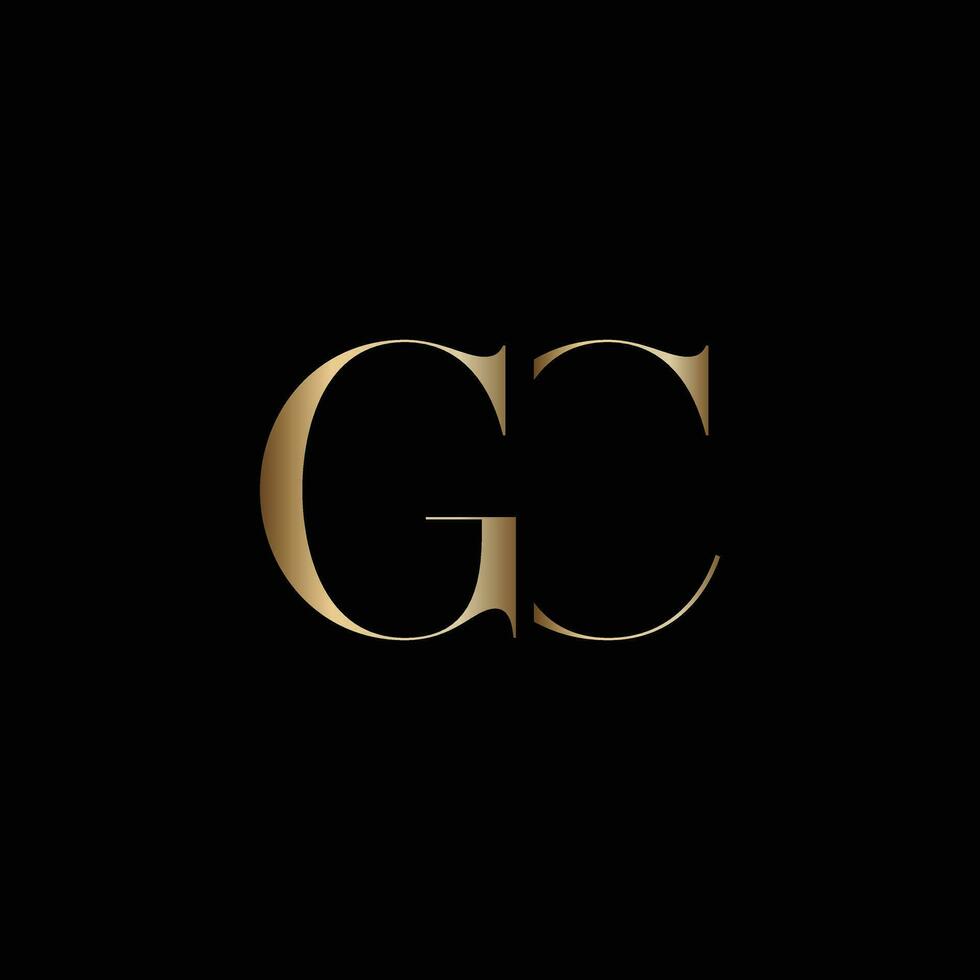 Monogram Letter G and C Logo vector