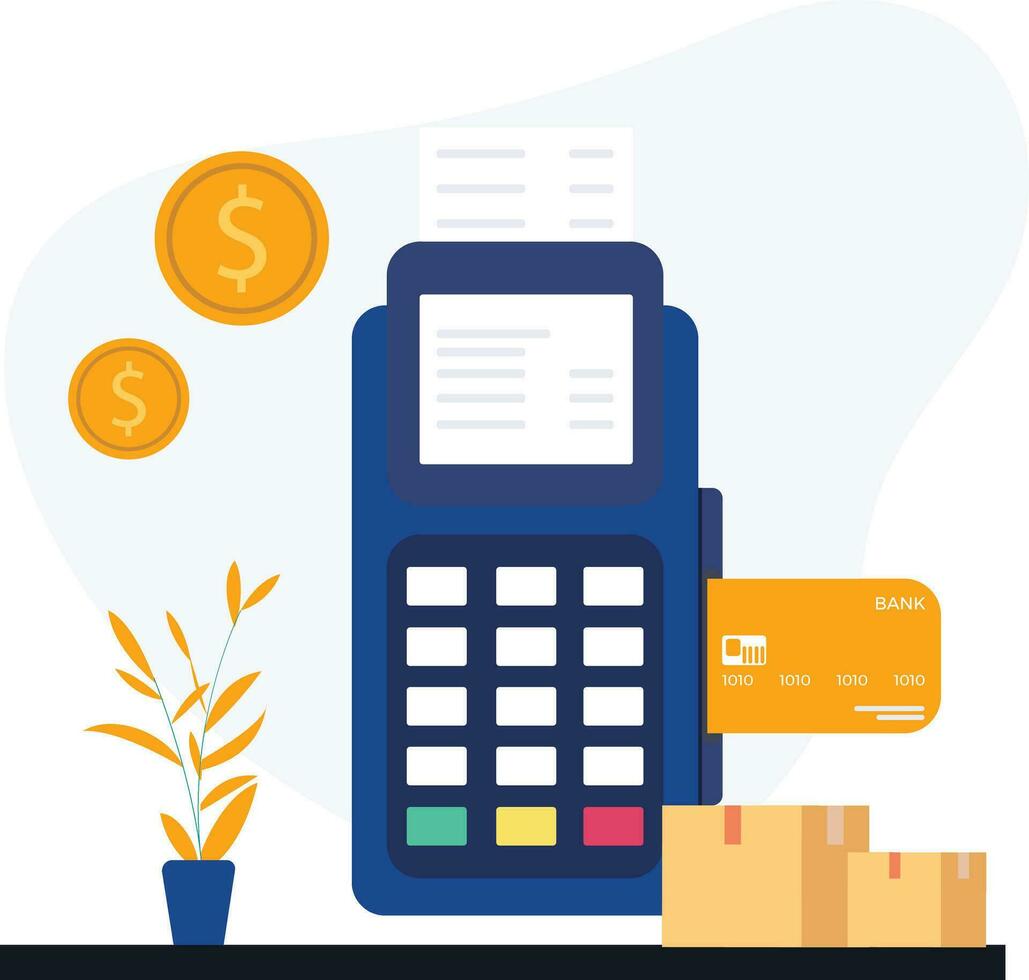 Online Point of sale vector