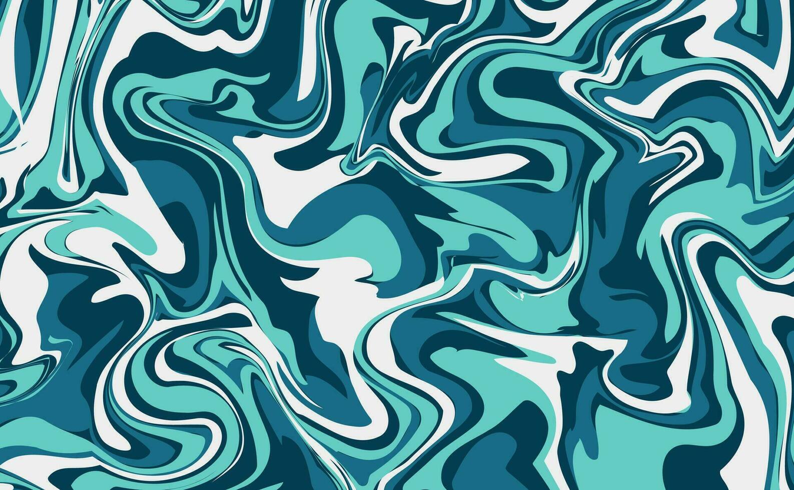 Abstract horizontal background with colorful waves. Trendy vector illustration in style color.