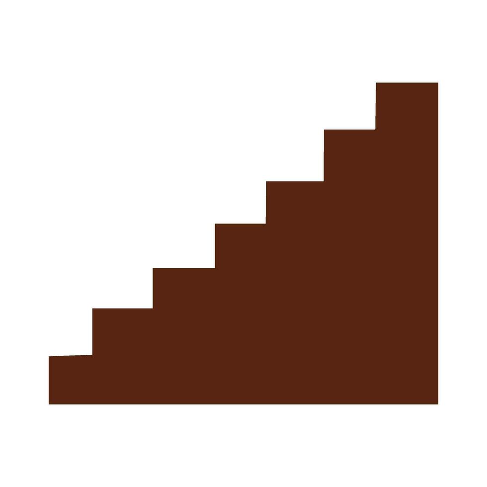 Stair boho style flat illustration vector