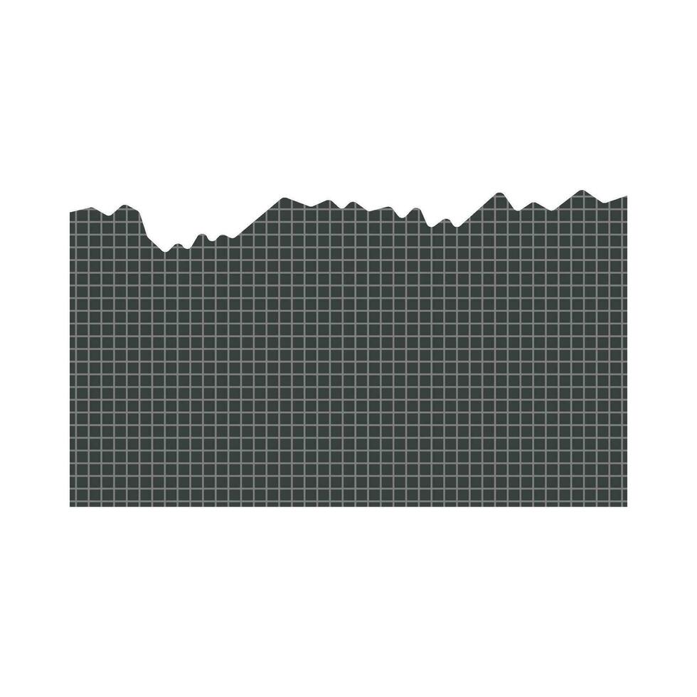 Torn paper flat illustration vector