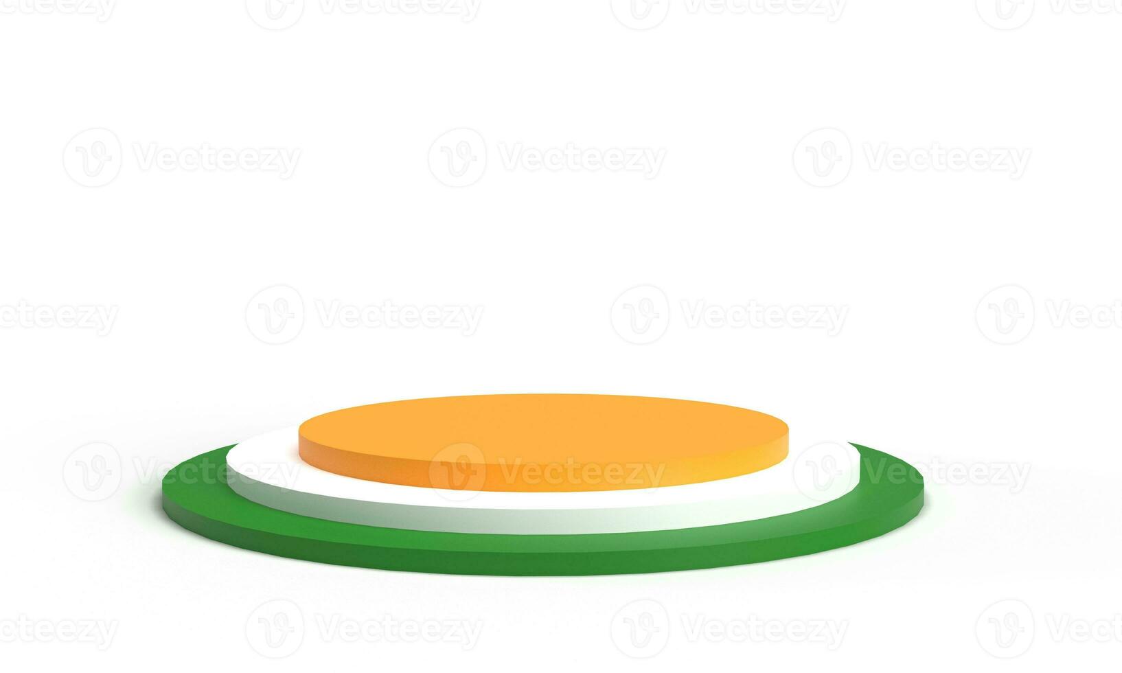 orange yellow white green colour podium round circle object step symbol sign icon decoration ornament republic india country national 26 january platform stage happy stage sale government politic photo