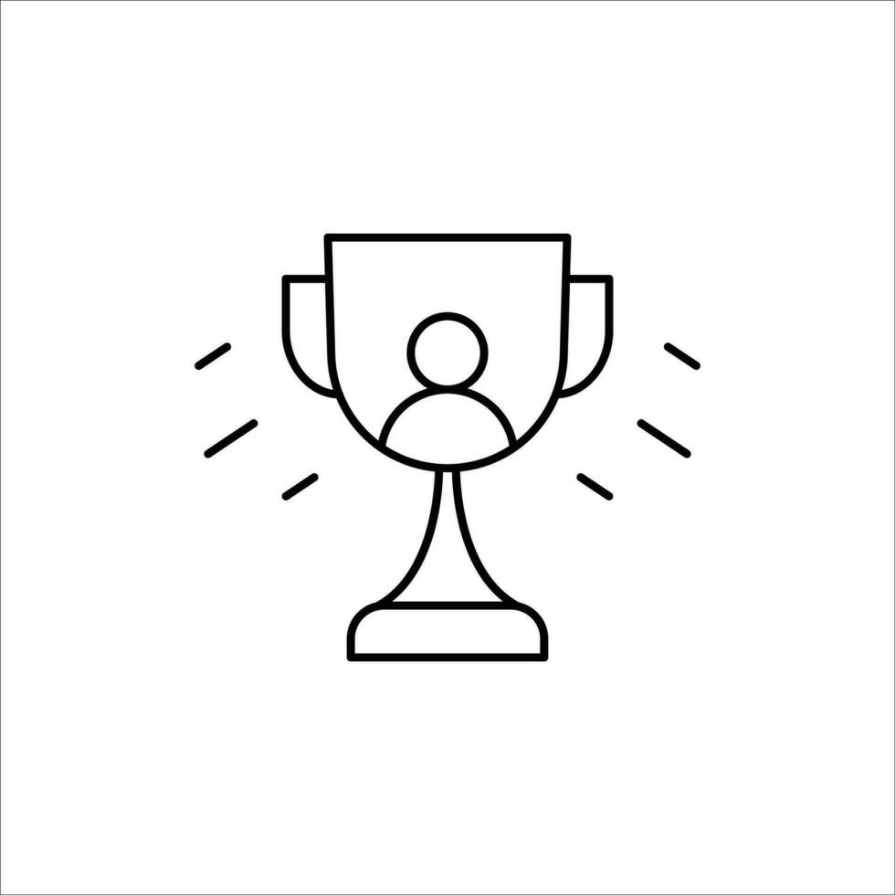 Exquisite Awards and Bonuses Vector Icons Set - Modern Thin Line Illustrations for Success and Recognition Discover a collection of editable icons, including Cups, Awards, Medals, Diplomas, Champion,