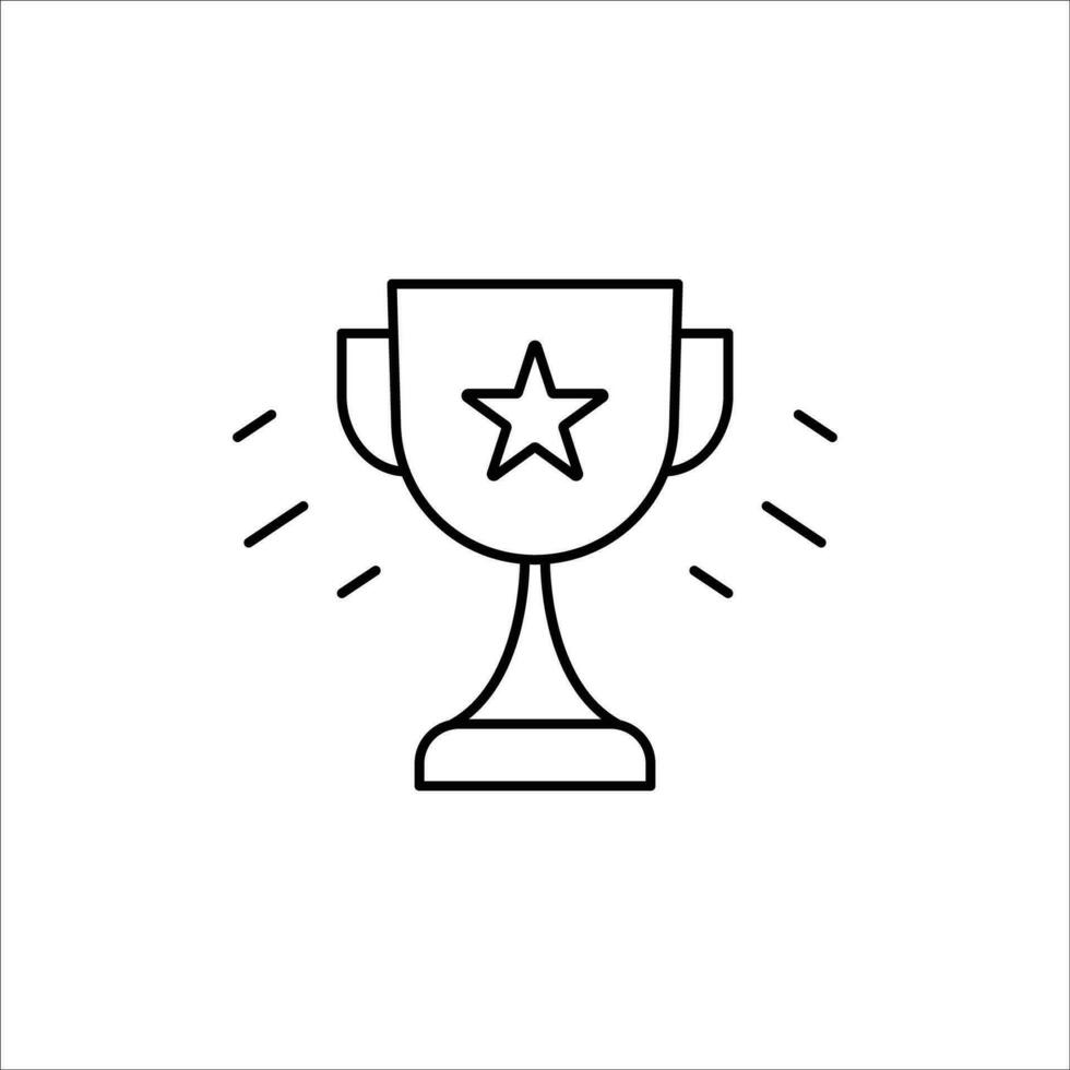 Exquisite Awards and Bonuses Vector Icons Set - Modern Thin Line Illustrations for Success and Recognition Discover a collection of editable icons, including Cups, Awards, Medals, Diplomas, Champion,