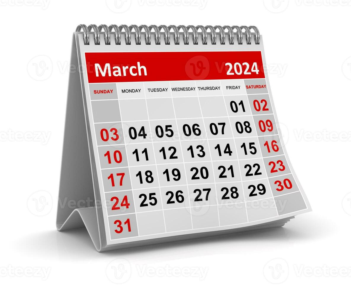 Calendar - March 2024 photo