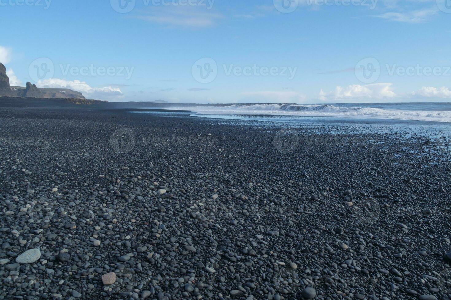 Image of Reynisfjara beach in Iceland photo