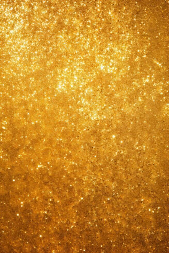 AI generated A luxurious golden background with glittery accents, perfect for a New Year's Eve party photo