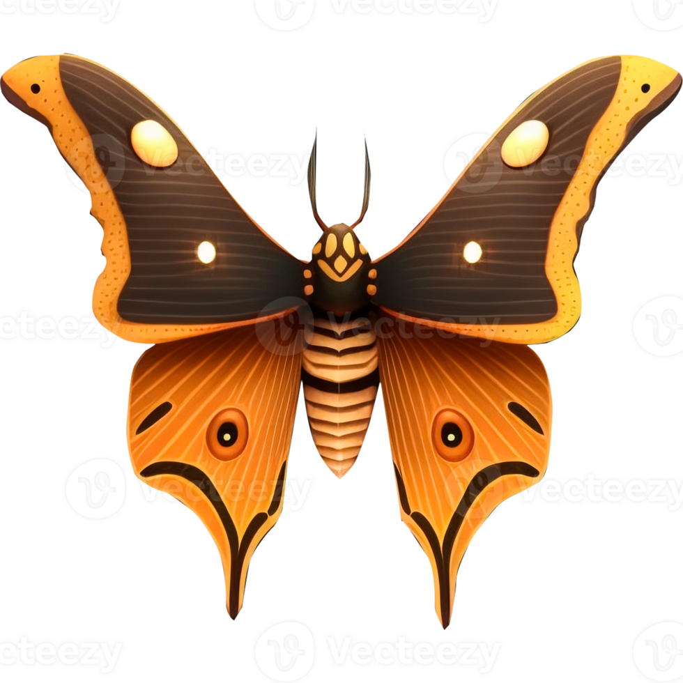 Tropical colorful butterflies. png