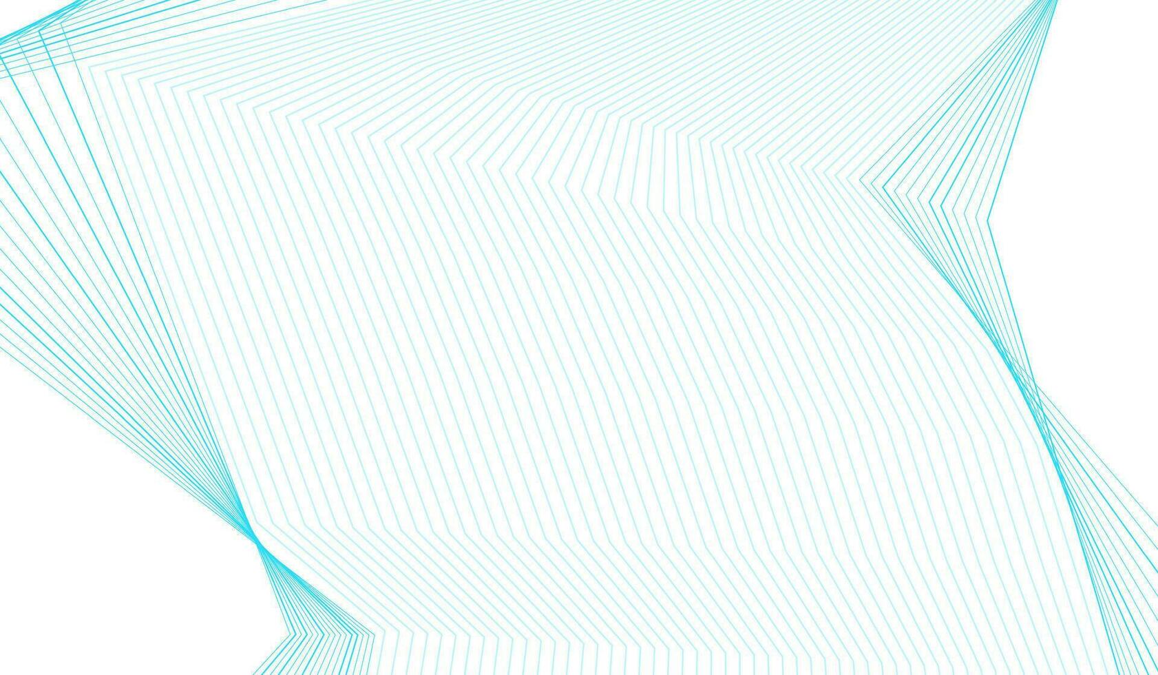 Bright blue curved lines abstract technology background vector