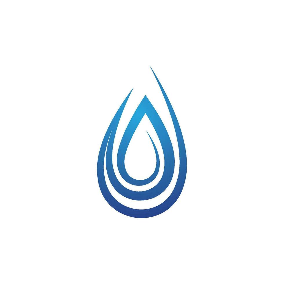 vector de plantilla de logotipo de gota de agua