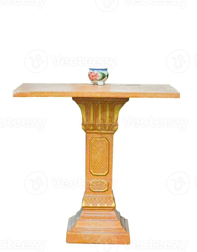 Shrine spirit house base gold with vase photo