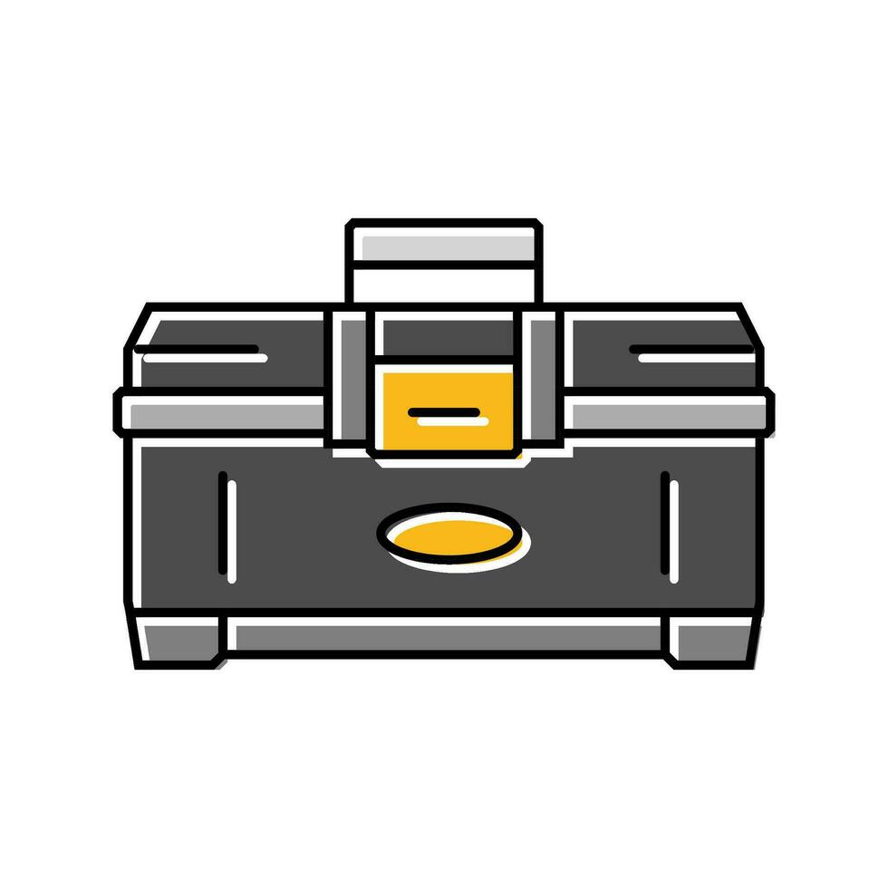 toolbox garage color icon vector illustration