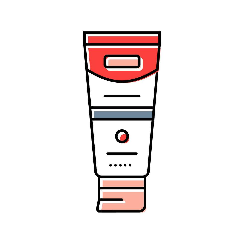 toothpaste hygiene color icon vector illustration