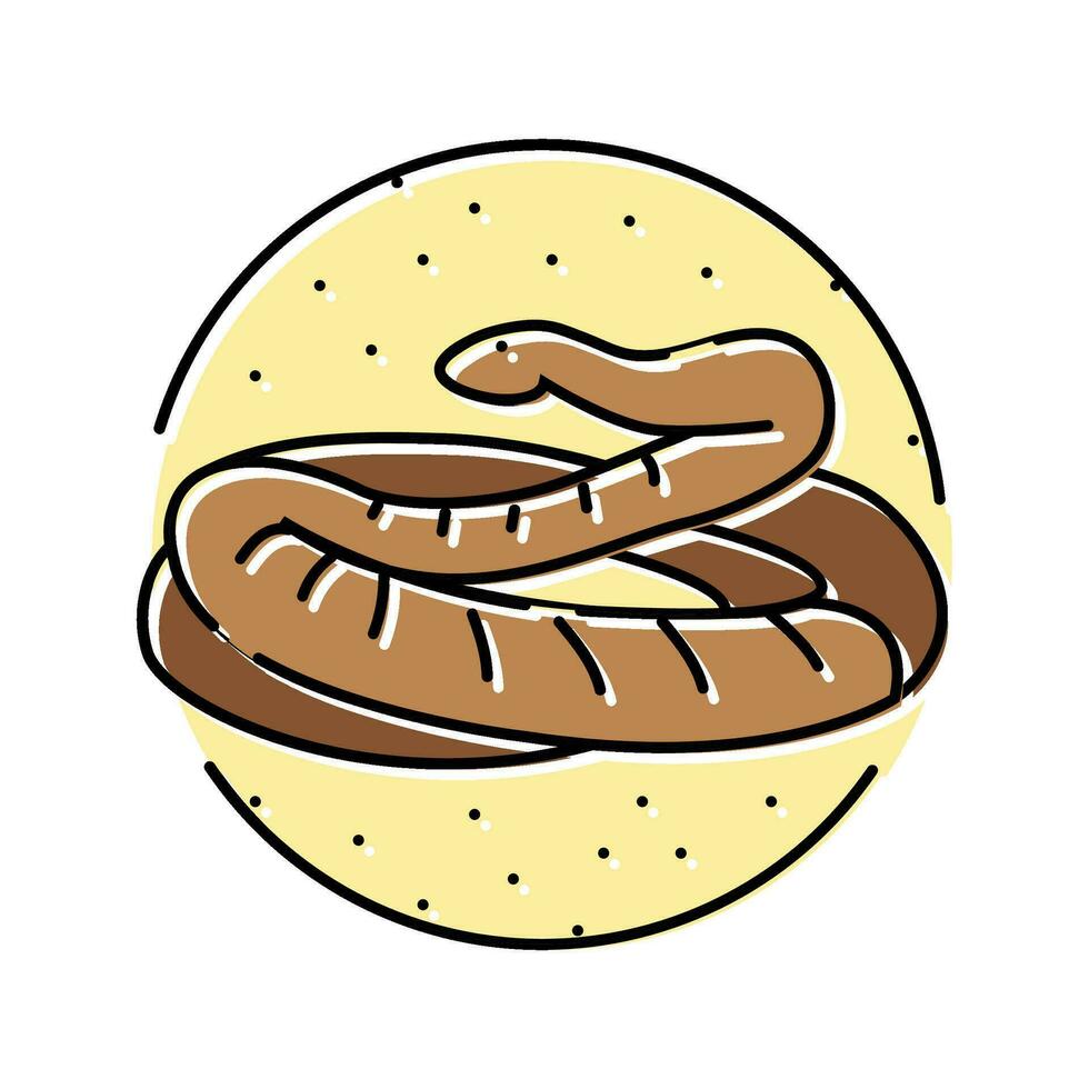 snake desert animal color icon vector illustration