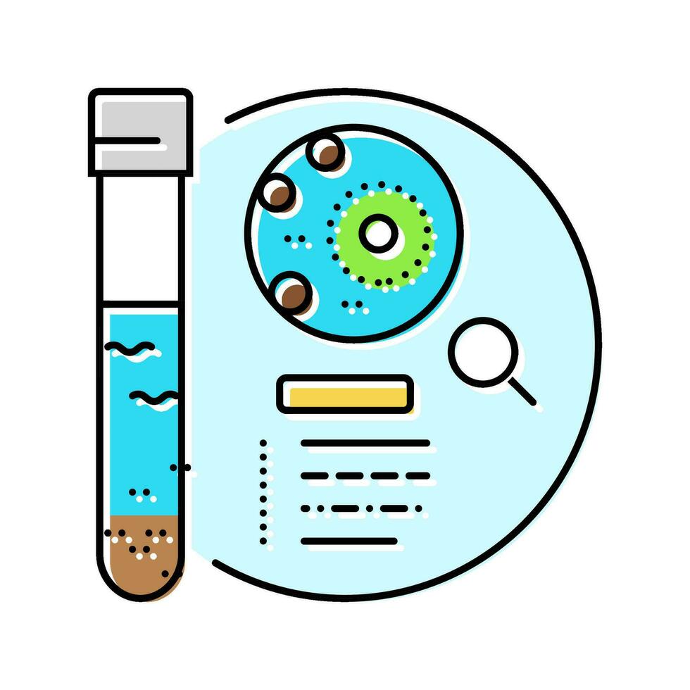 pumping tests hydrogeologist color icon vector illustration