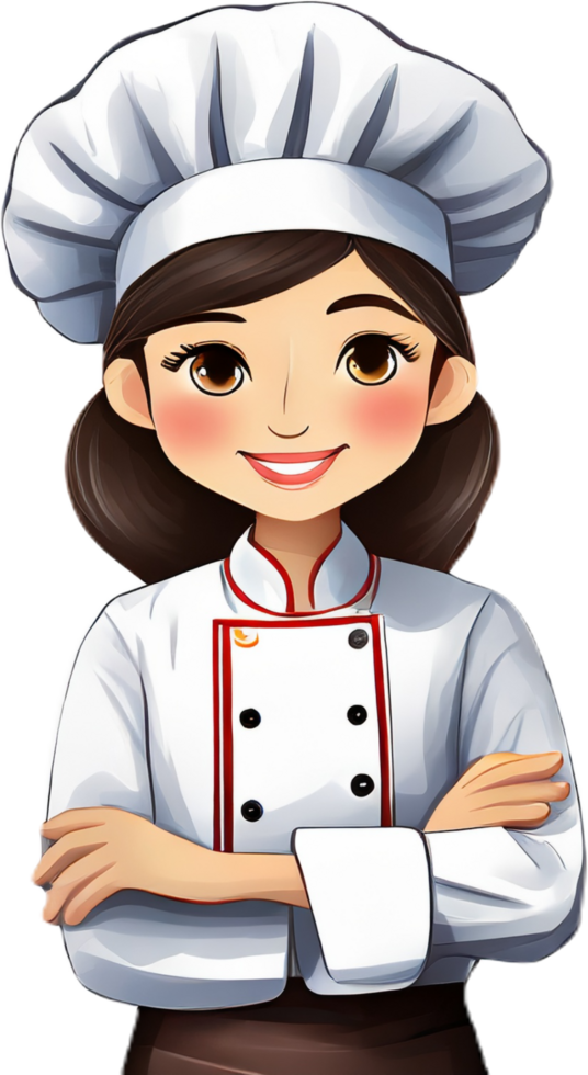 AI generated chef icon design png