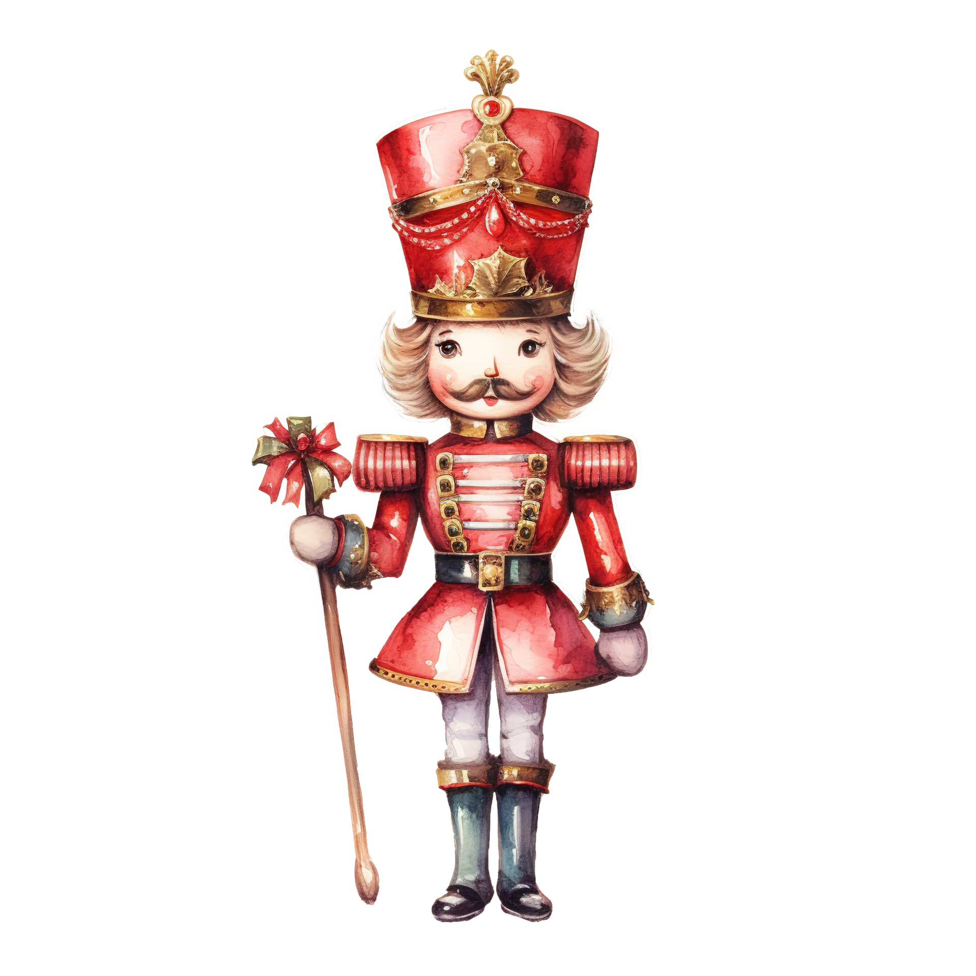 ai-generated-nutcracker-for-christmas-event-watercolor-style-ai
