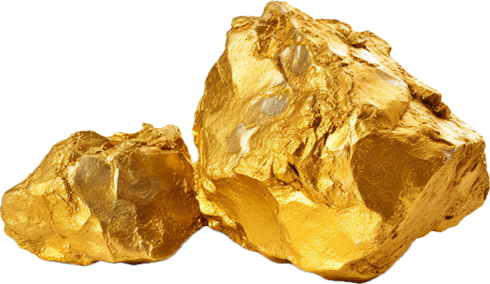 AI generated gold nuggets png 35459982 PNG