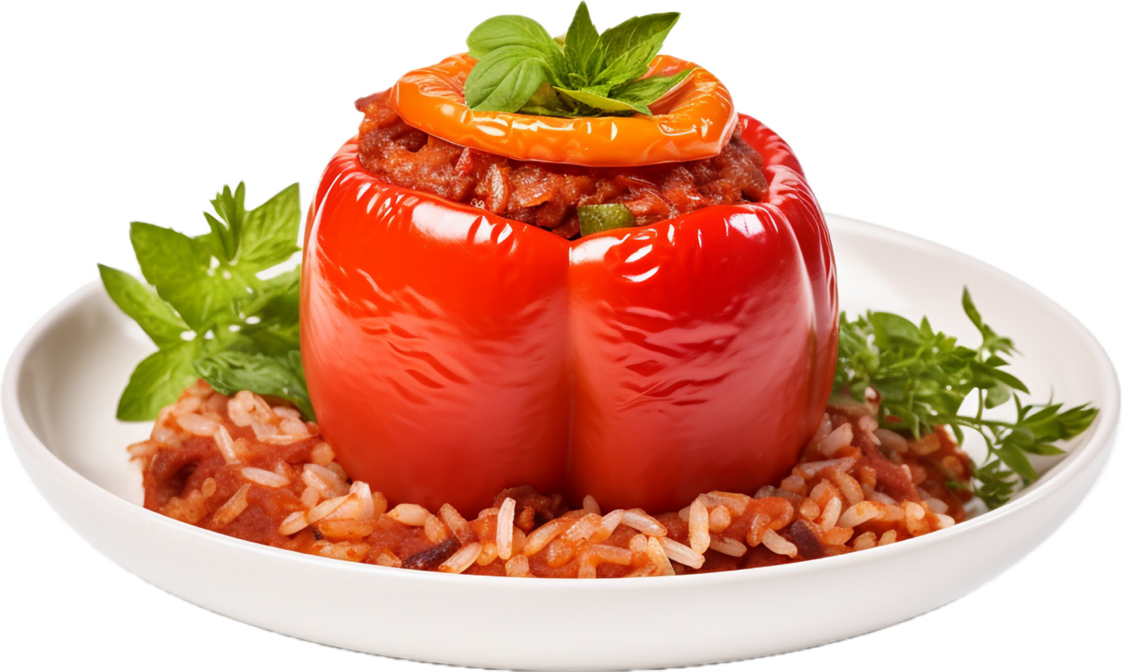 AI generated stuffed pepper png 35460067 PNG