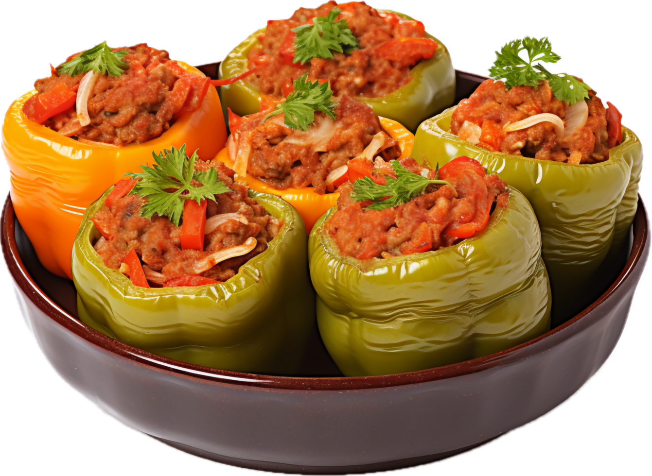 AI generated stuffed pepper png 35460081 PNG