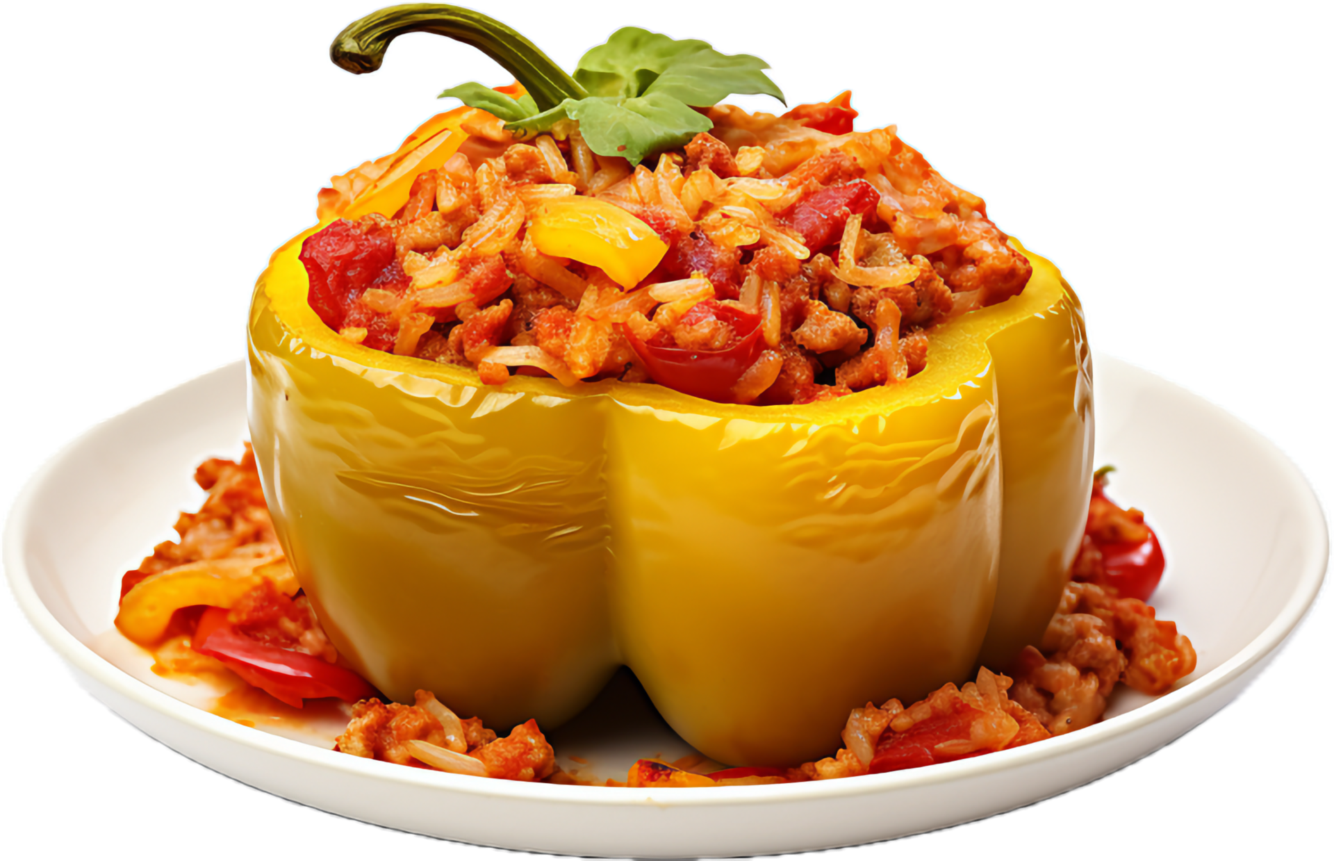 AI generated stuffed pepper png 35460092 PNG