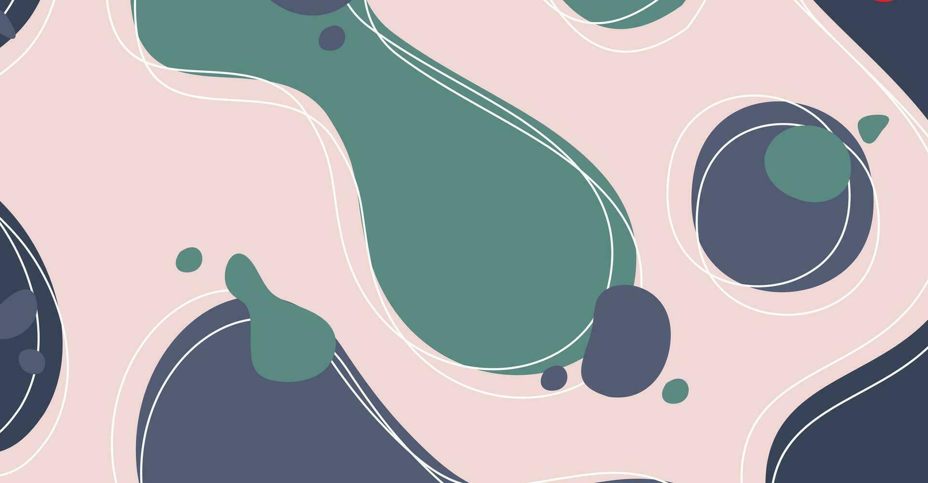 Abstract background various shapes and doodle objects pastel color vector