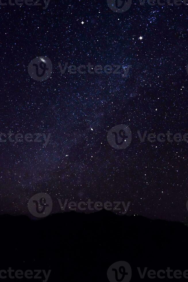 Night sky with star. photo