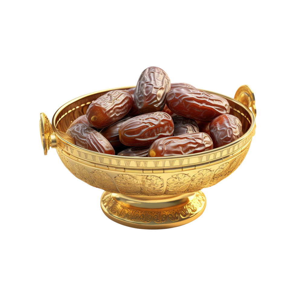 AI generated Fruits dates on transparent background png