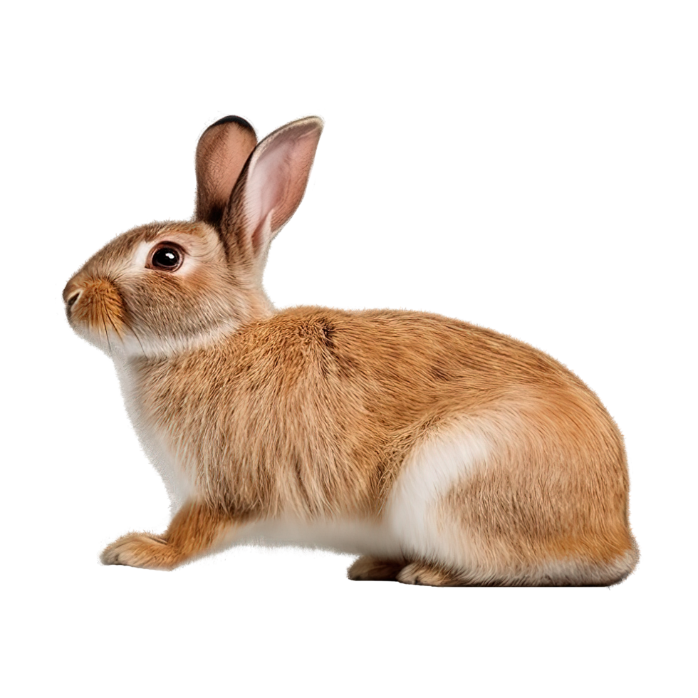 ai generiert komisch Hase oder Baby Hase zum Ostern Tag png