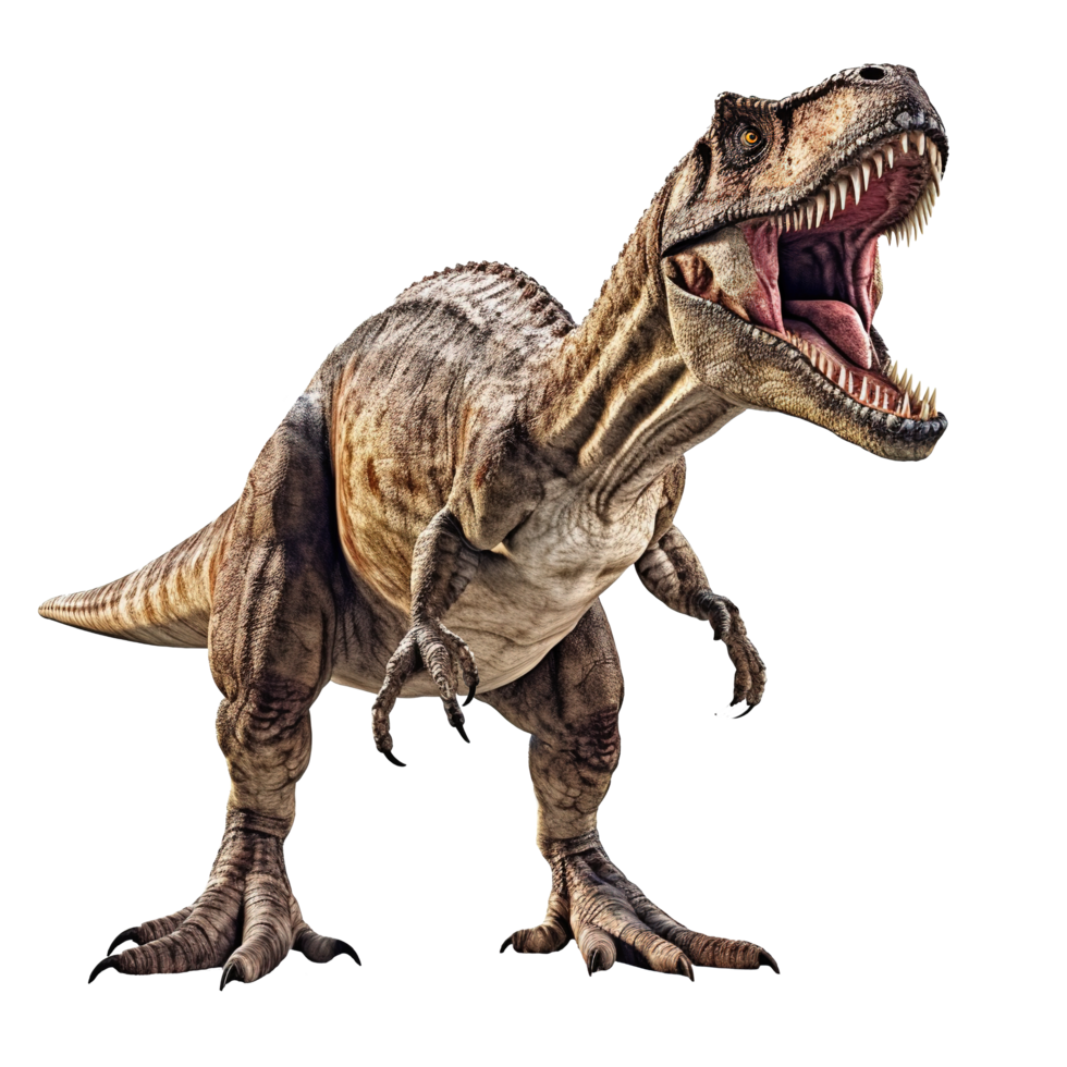 AI generated Tyrannosaurus Rex,T-rex on transparent background png