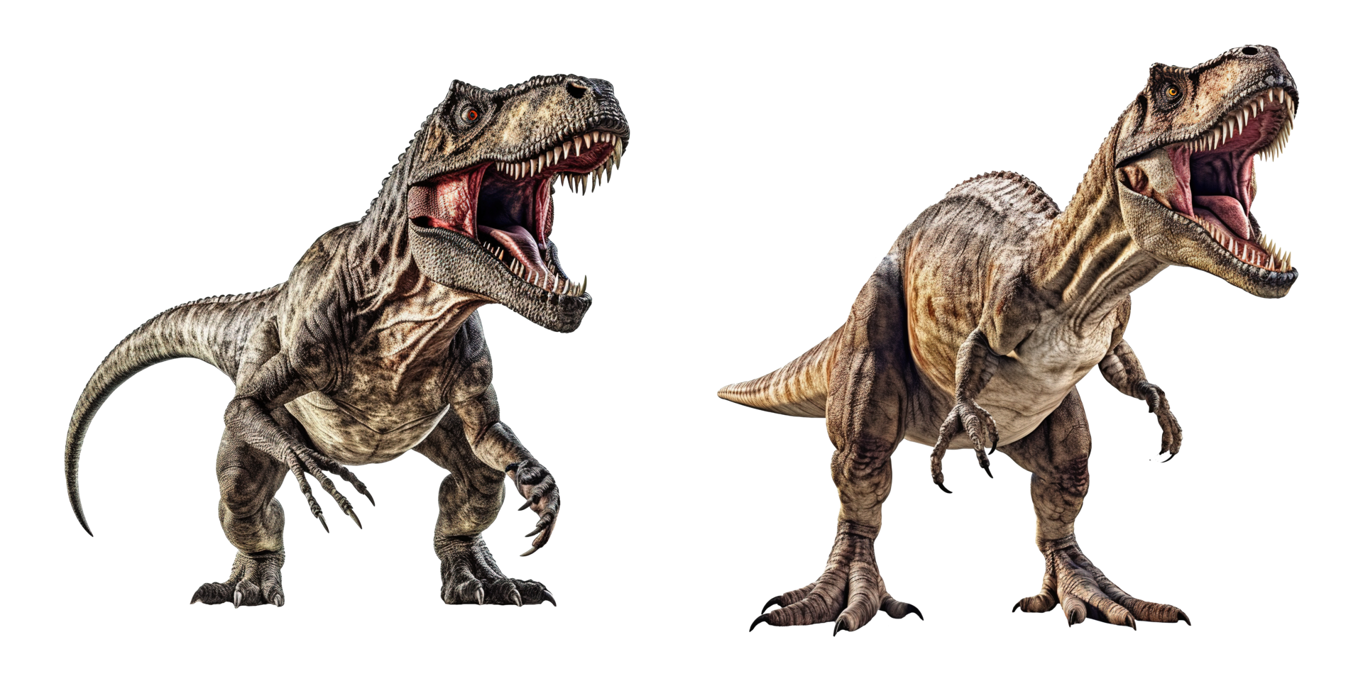 AI generated Tyrannosaurus Rex,T-rex on transparent background png