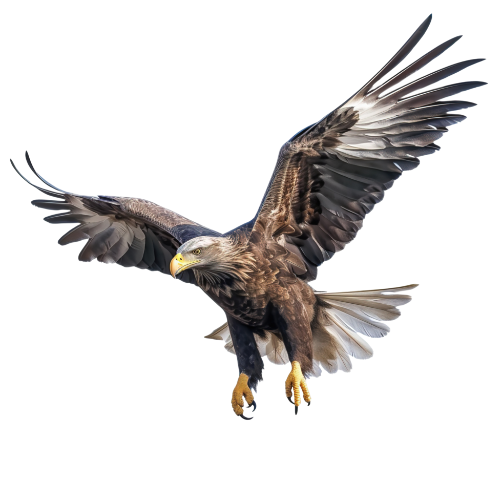 AI generated Eagle on transparent background png