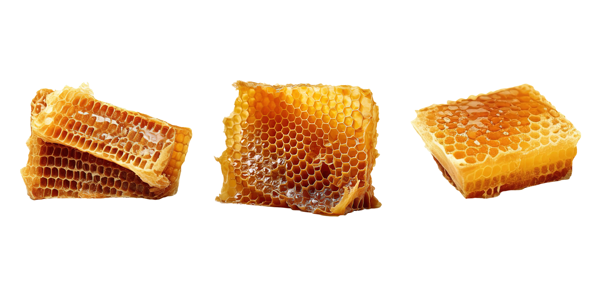 AI generated Set of with honey 35461320 PNG