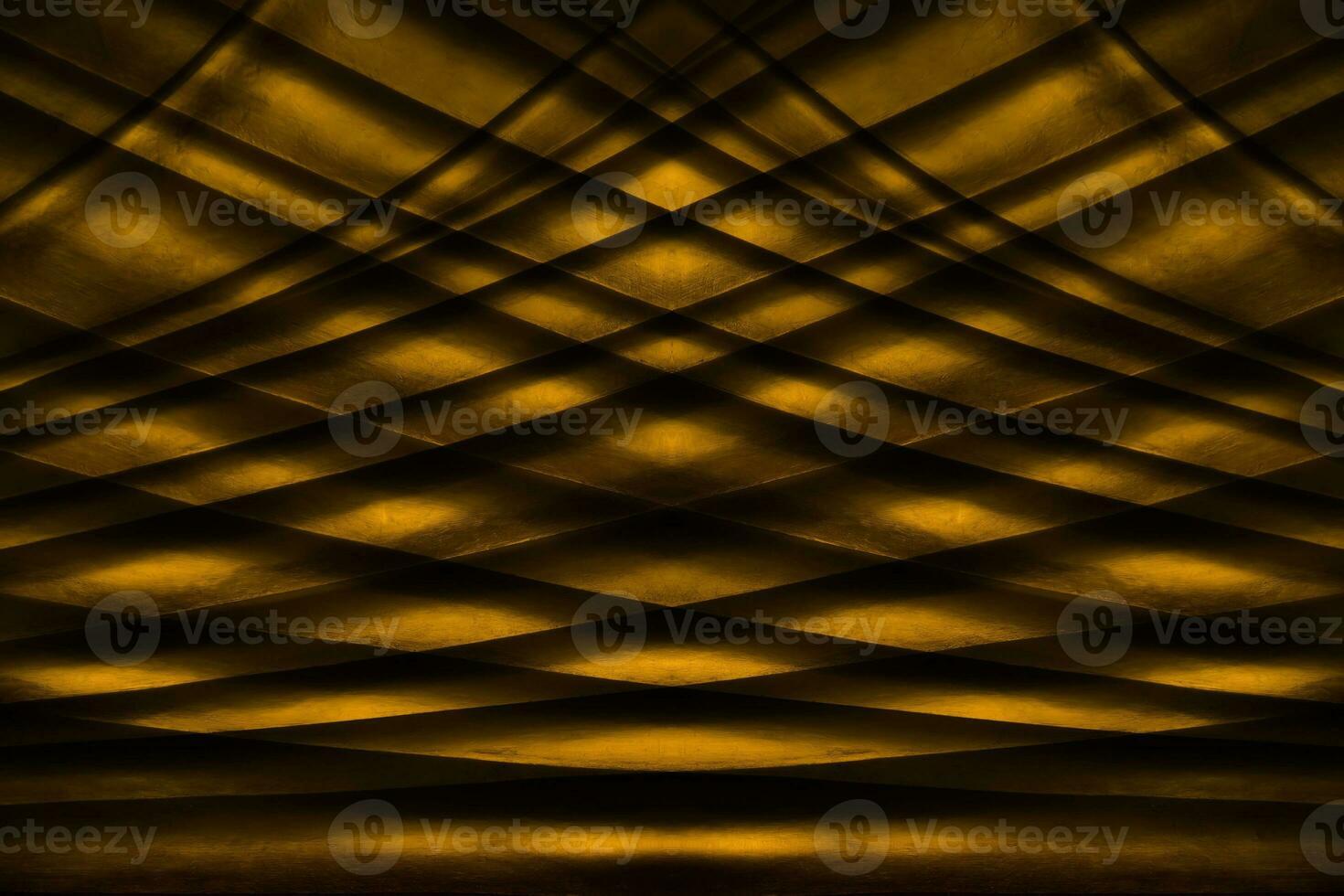 Close up of the golden Buddha statue. photo