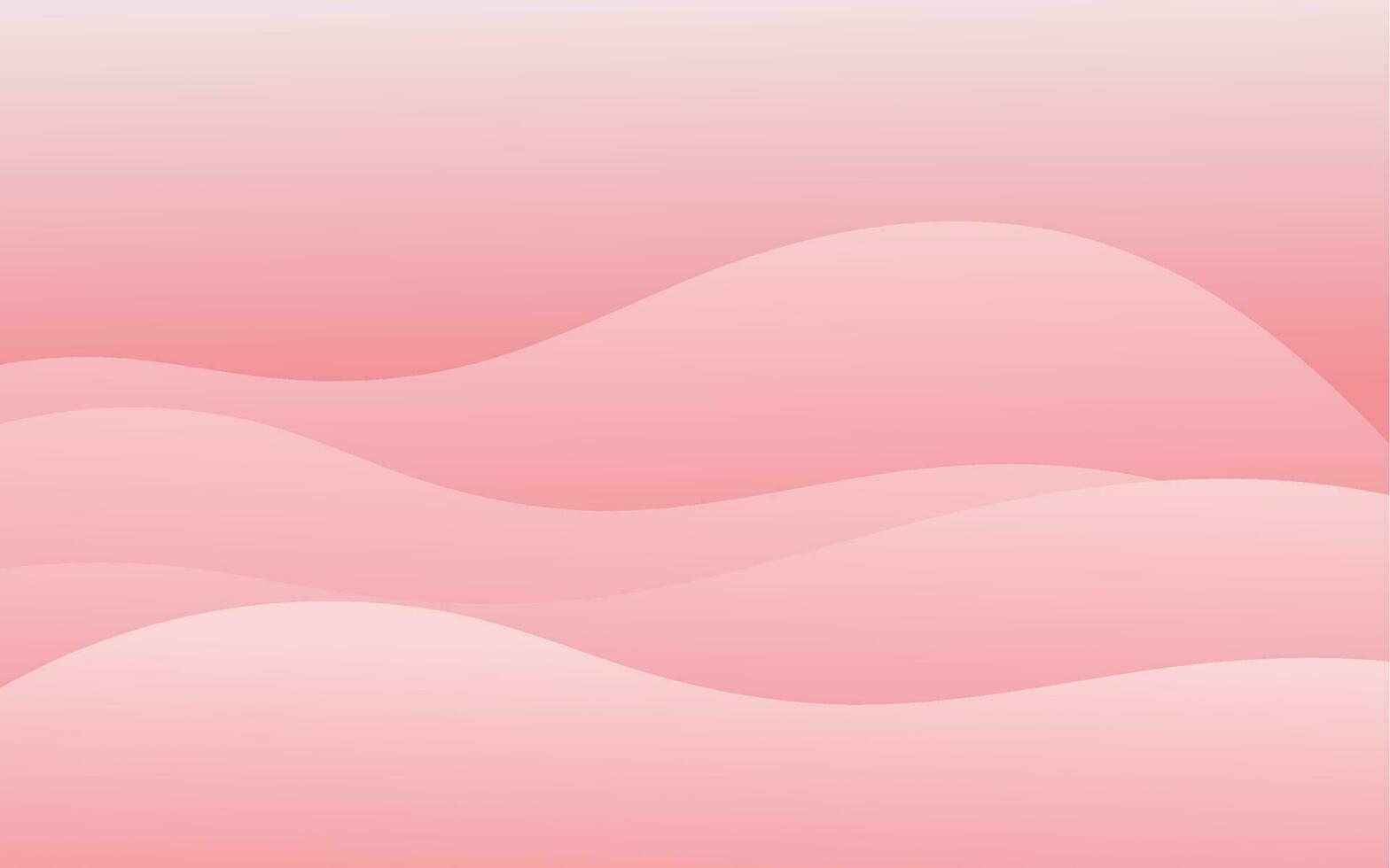 un rosado antecedentes con olas y un rosado cielo vector