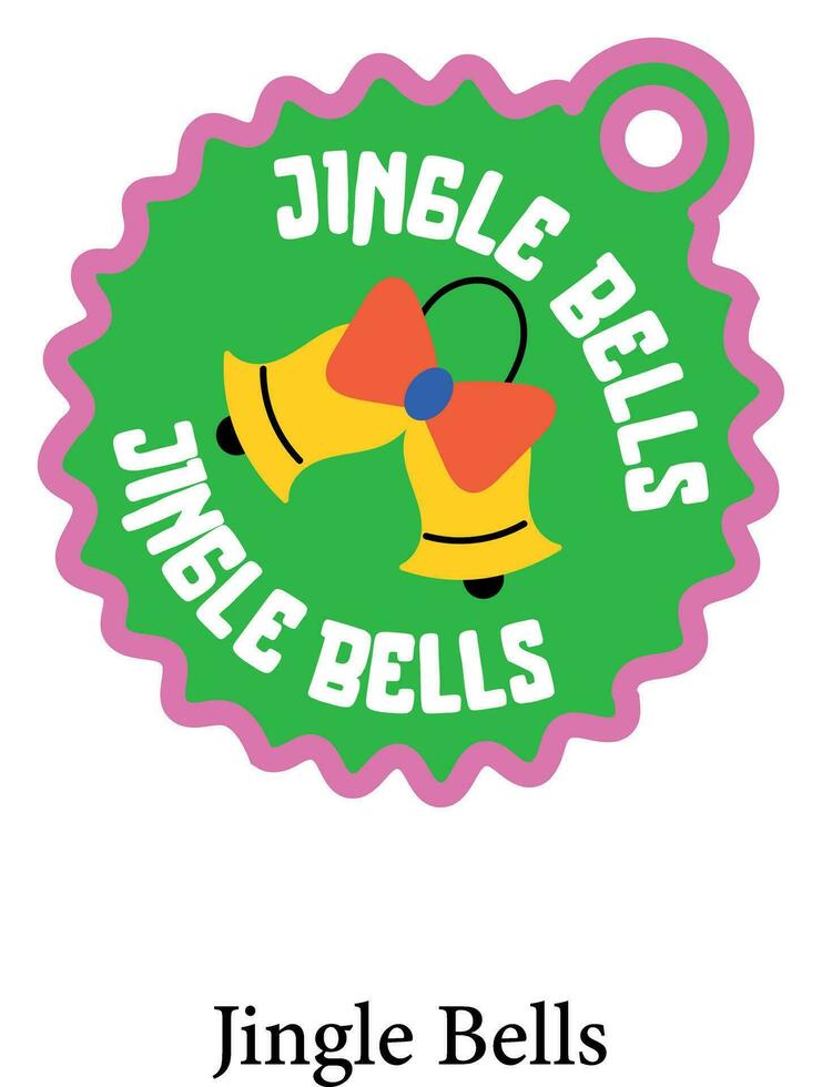 Trendy Jingle Bells vector