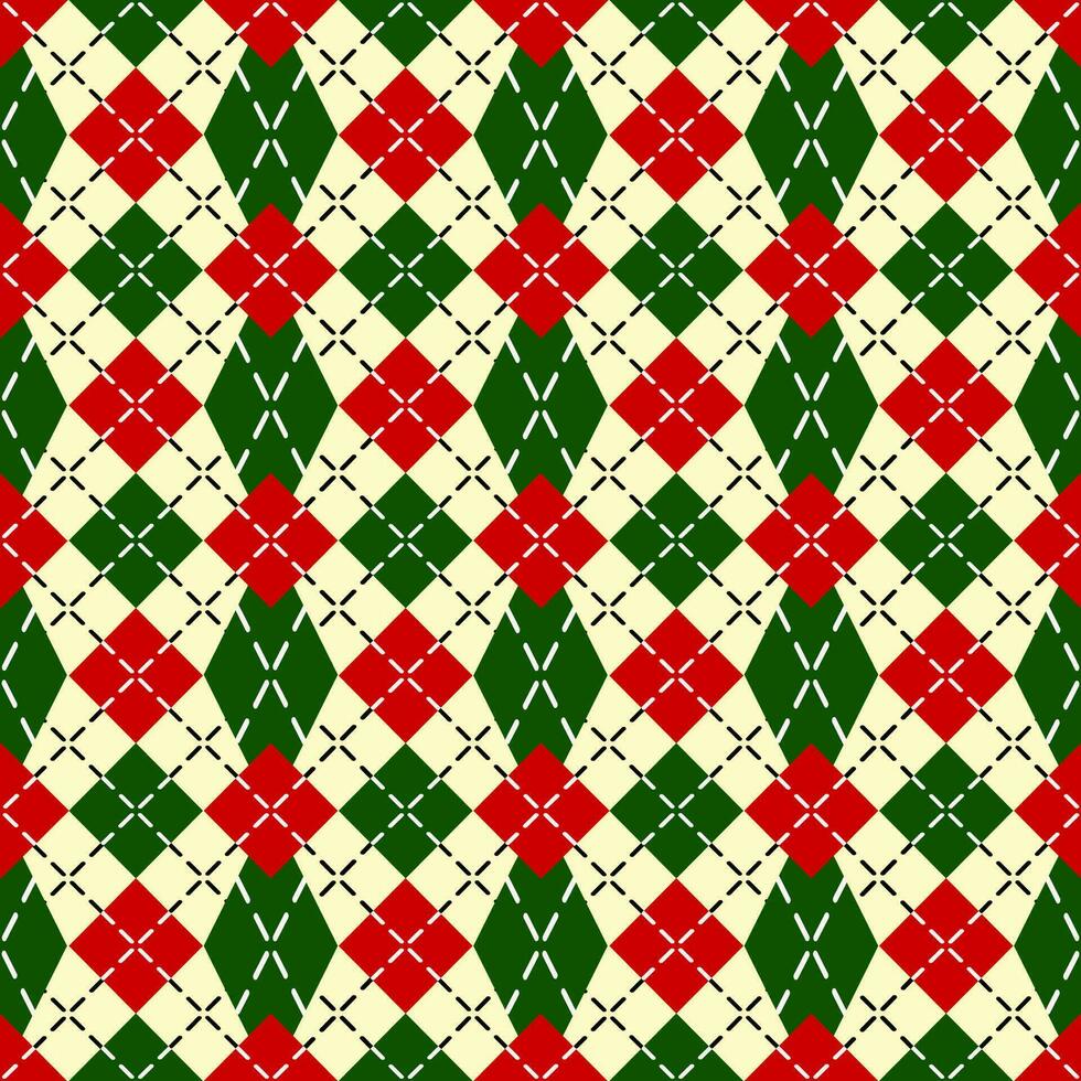 feo suéter alegre Navidad contento nuevo año ilustración de punto antecedentes sin costura modelo gente estilo escandinavo adornos fondo de pantalla envase papel textil impresión. vector